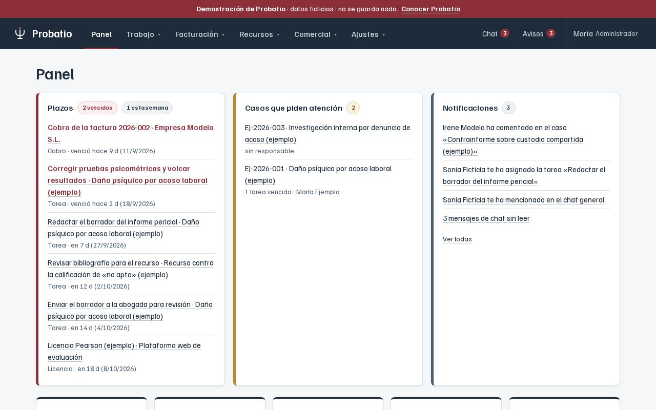 Preview of Probatio Demo