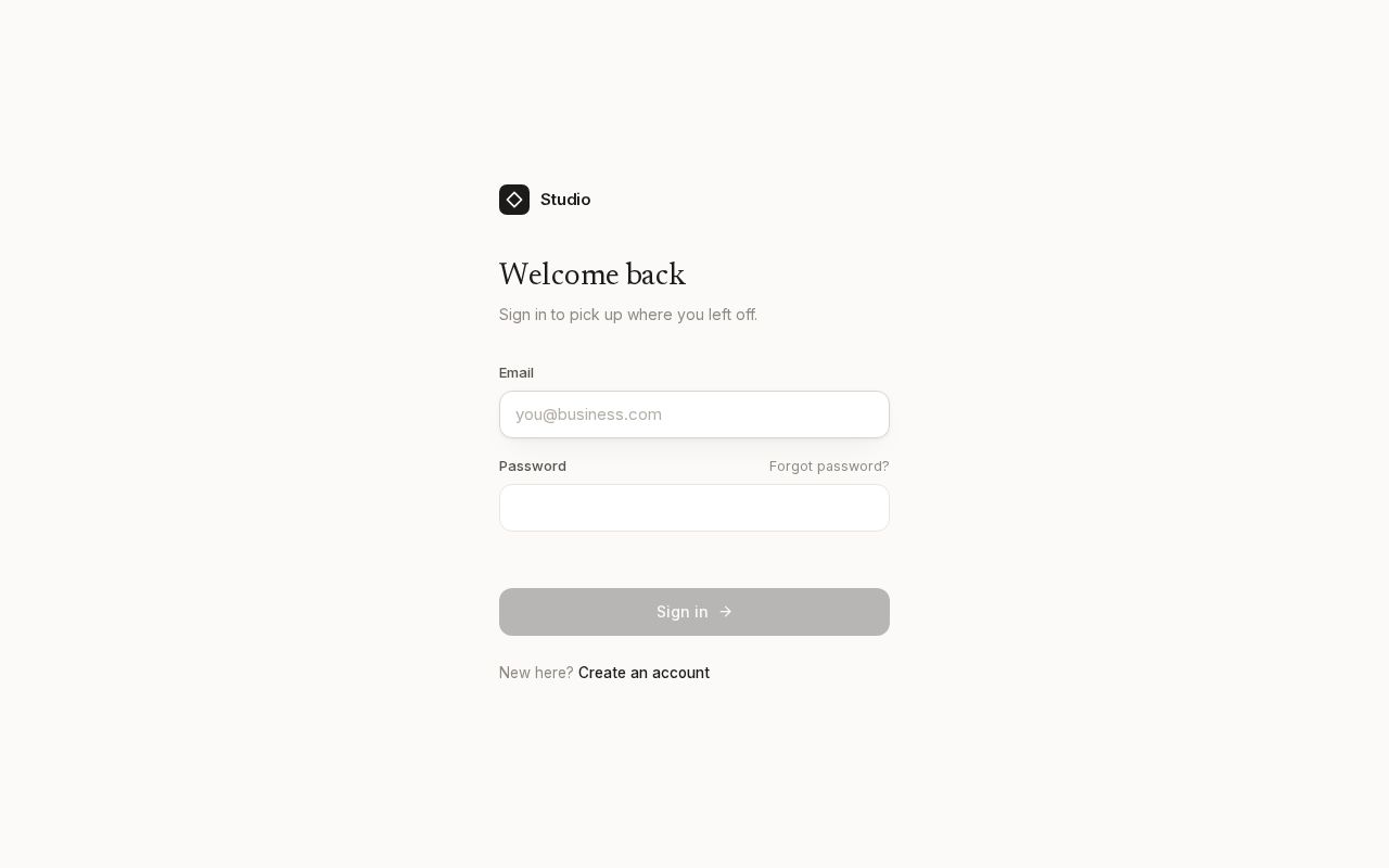 Preview of Studio App