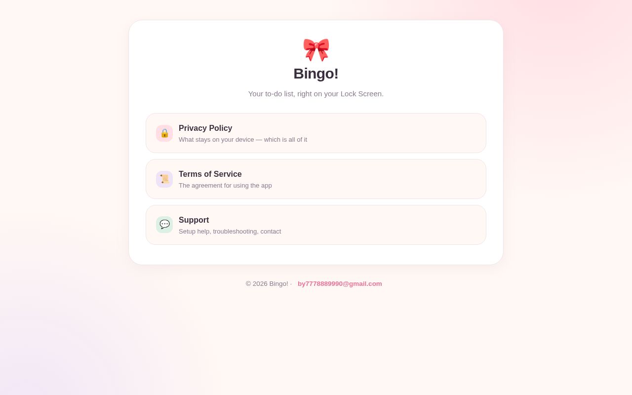 Preview of Bingo Legal