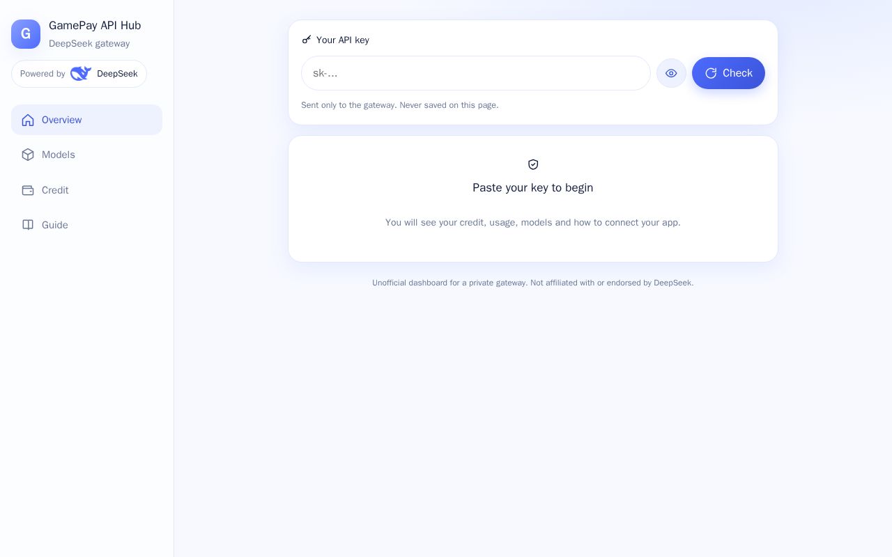 Preview of Gamepay Api Hub