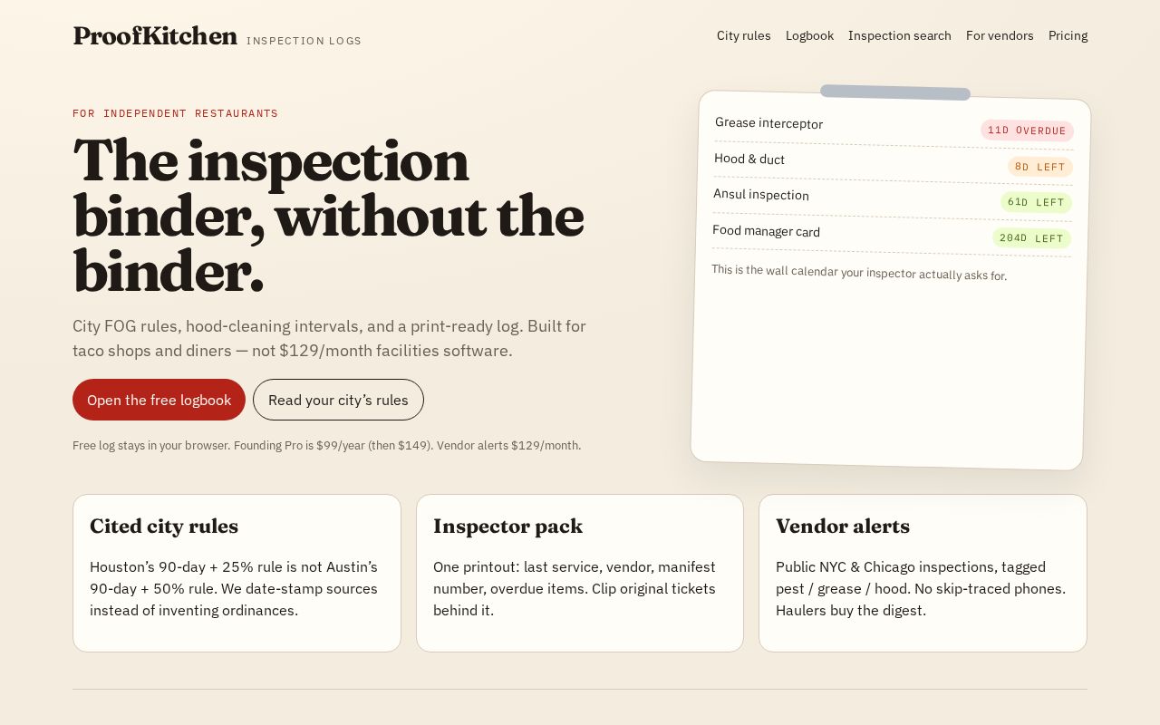 Preview of Proofkitchen