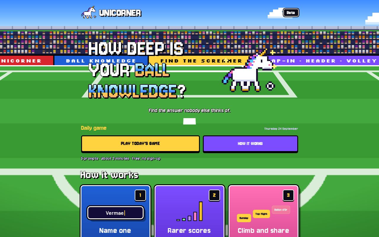 Preview of Unicorner