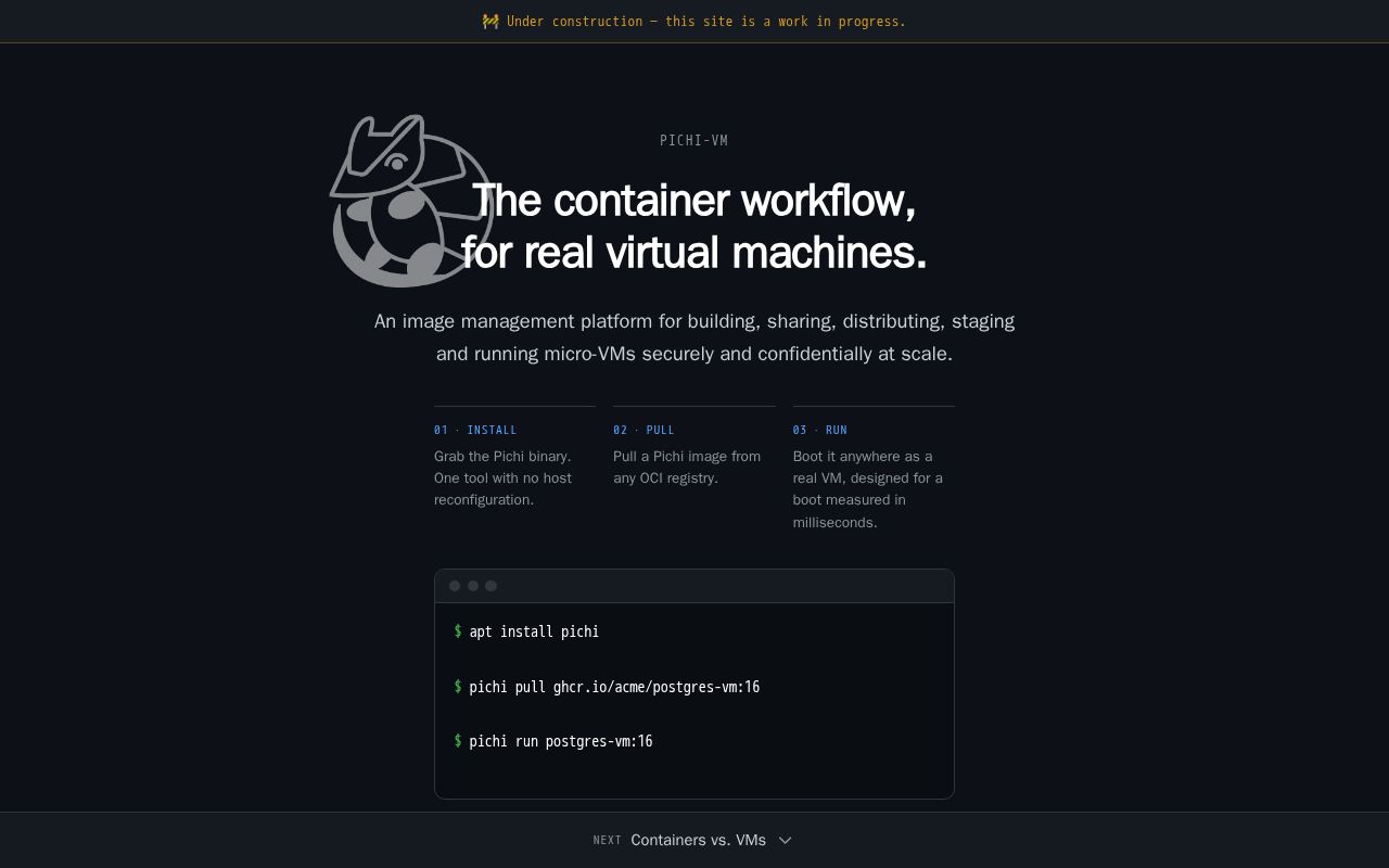 Preview of Pichi Vm Github Io