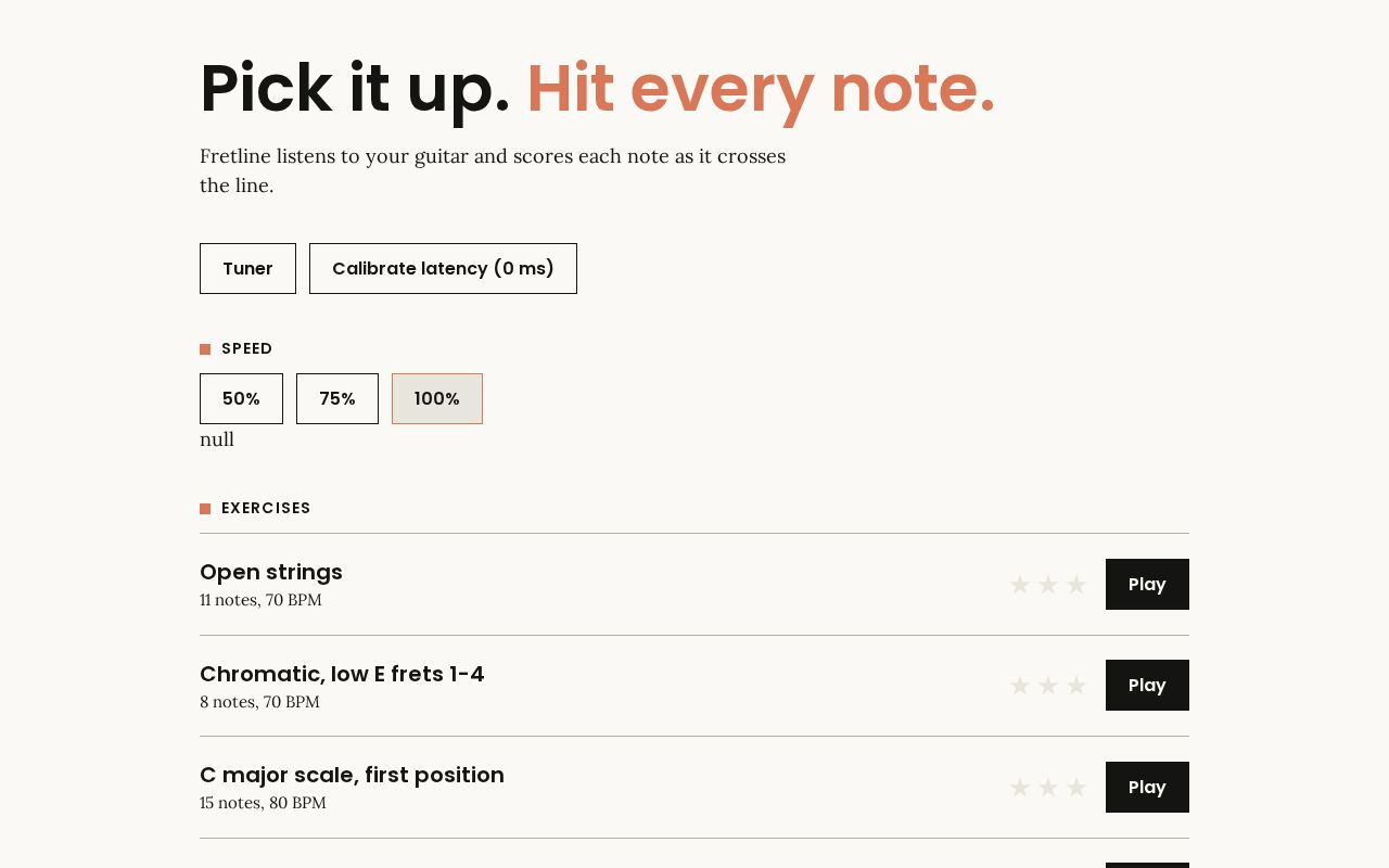 Preview of Fretline