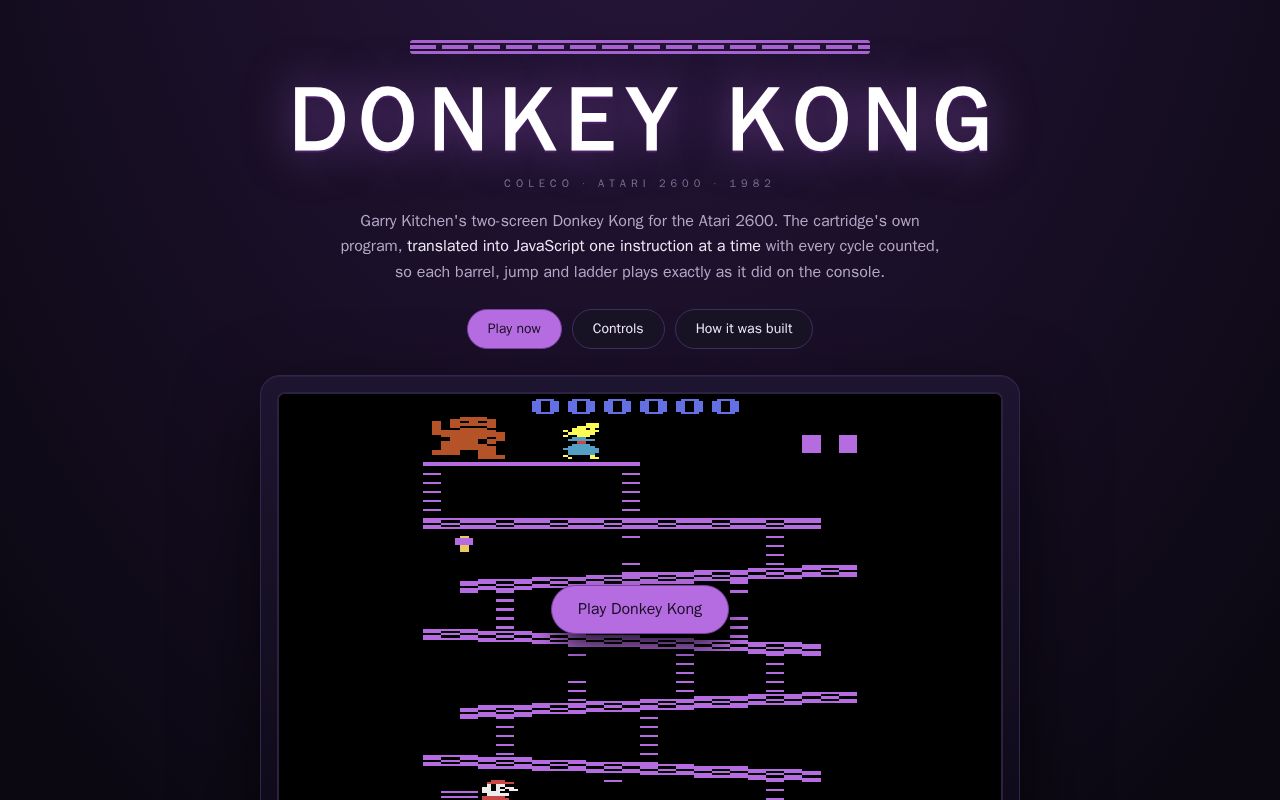 Preview of Donkeykong Rom Port