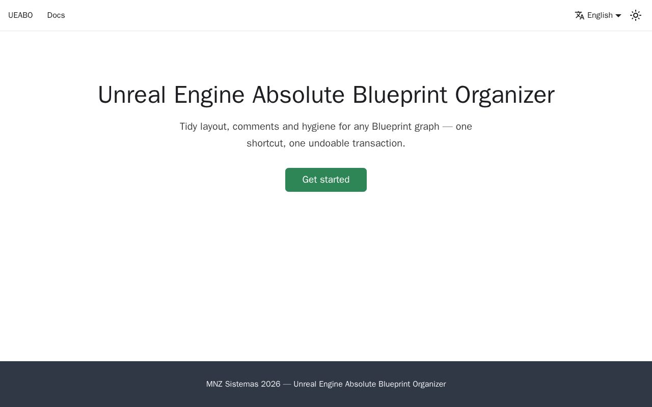 Preview of UnrealEngineAbsoluteBlueprintOrganizer