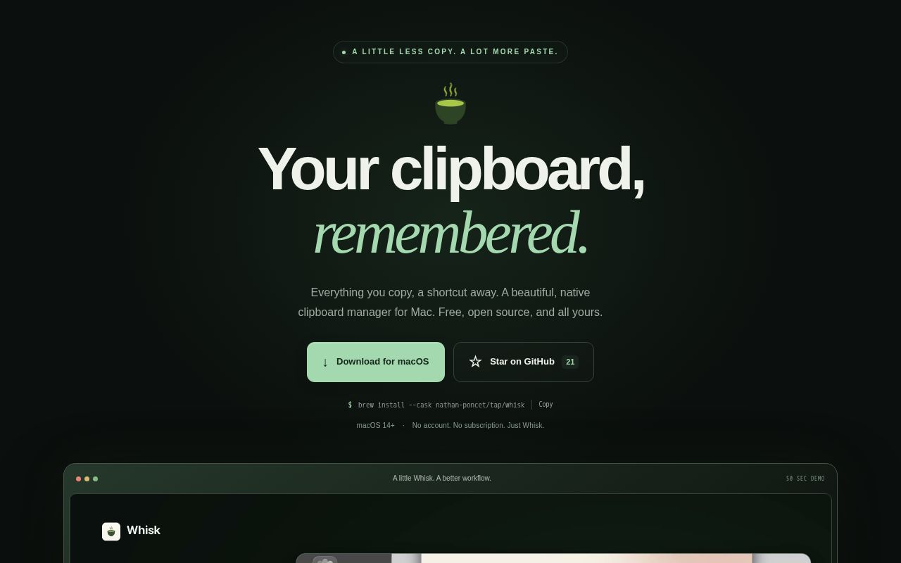 Preview of Whisk
