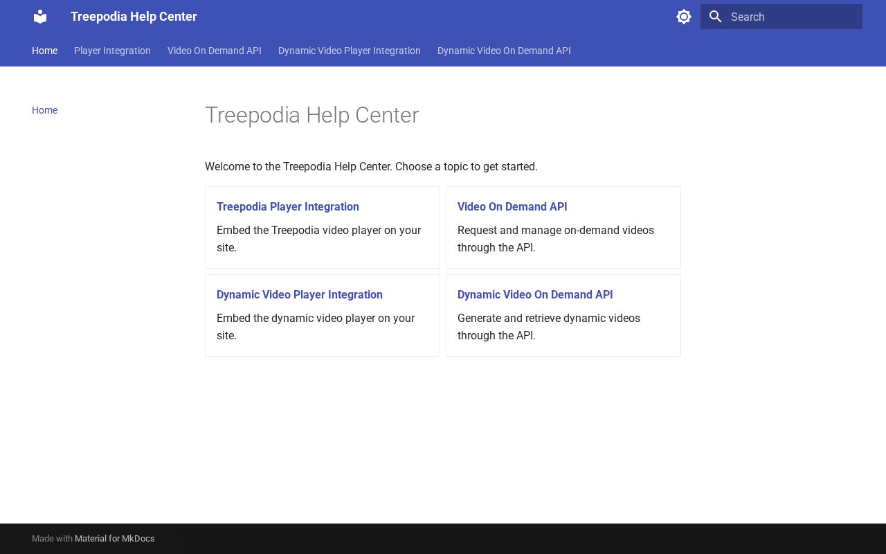 Preview of TreepodiaHelpSite