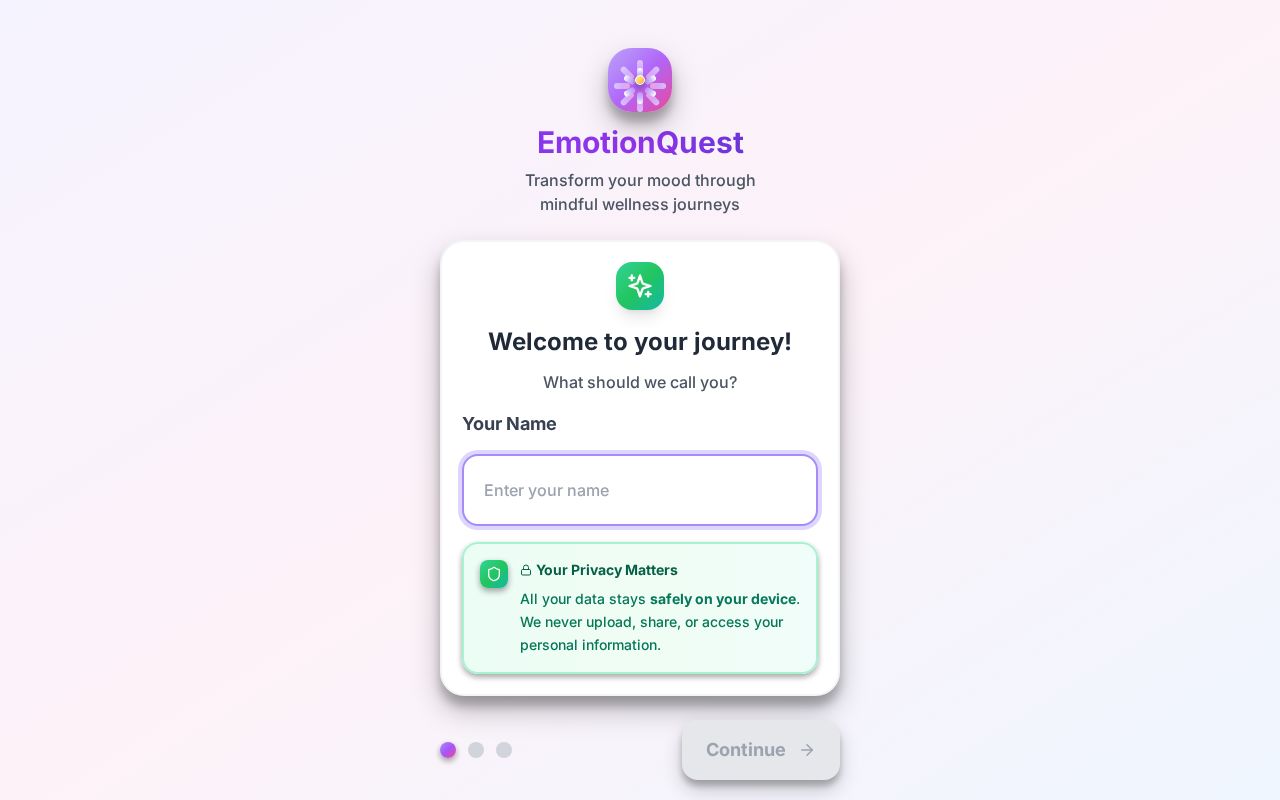 Preview of EmotionQuest