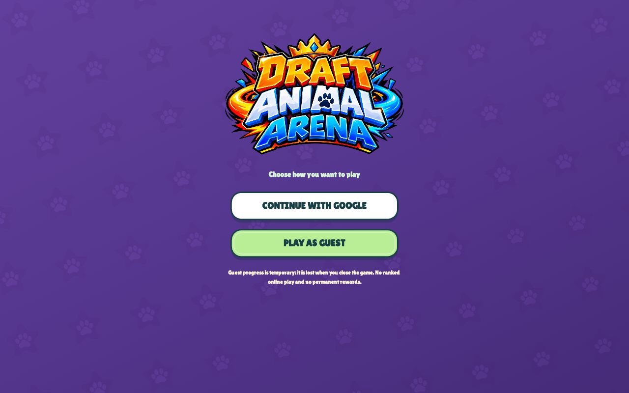 Preview of Draft Animal Arena