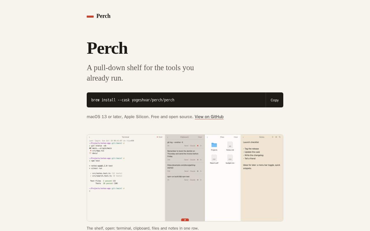 Preview of Perch