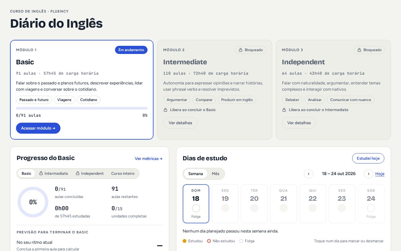 Preview of Diário do Inglês