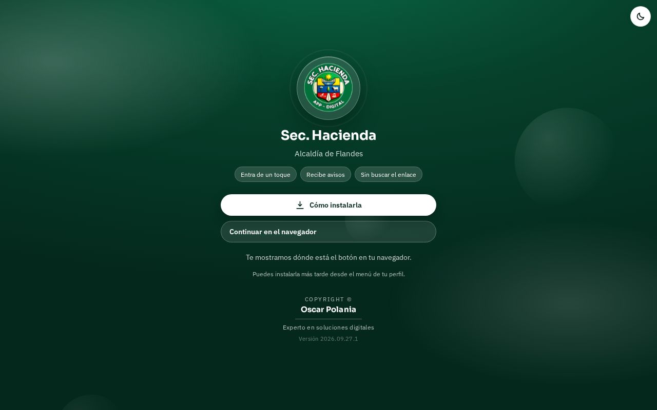 Preview of SEC HACIENDA FLANDES