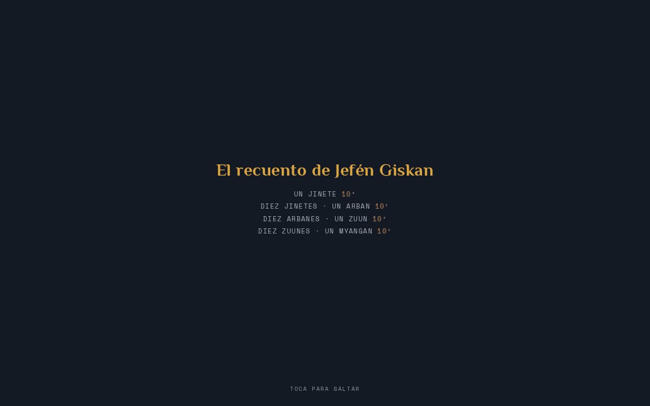 Preview of Recuento De Jefen Giskan