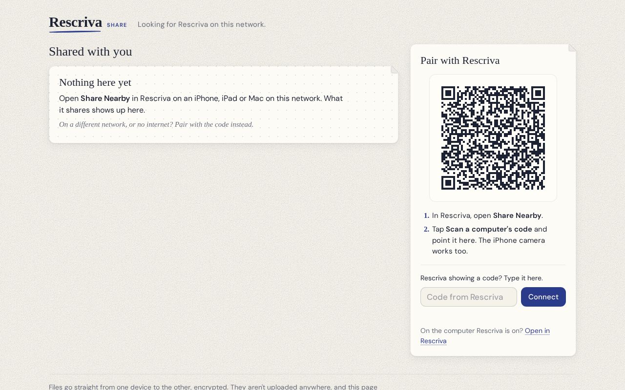 Preview of Rescriva Share