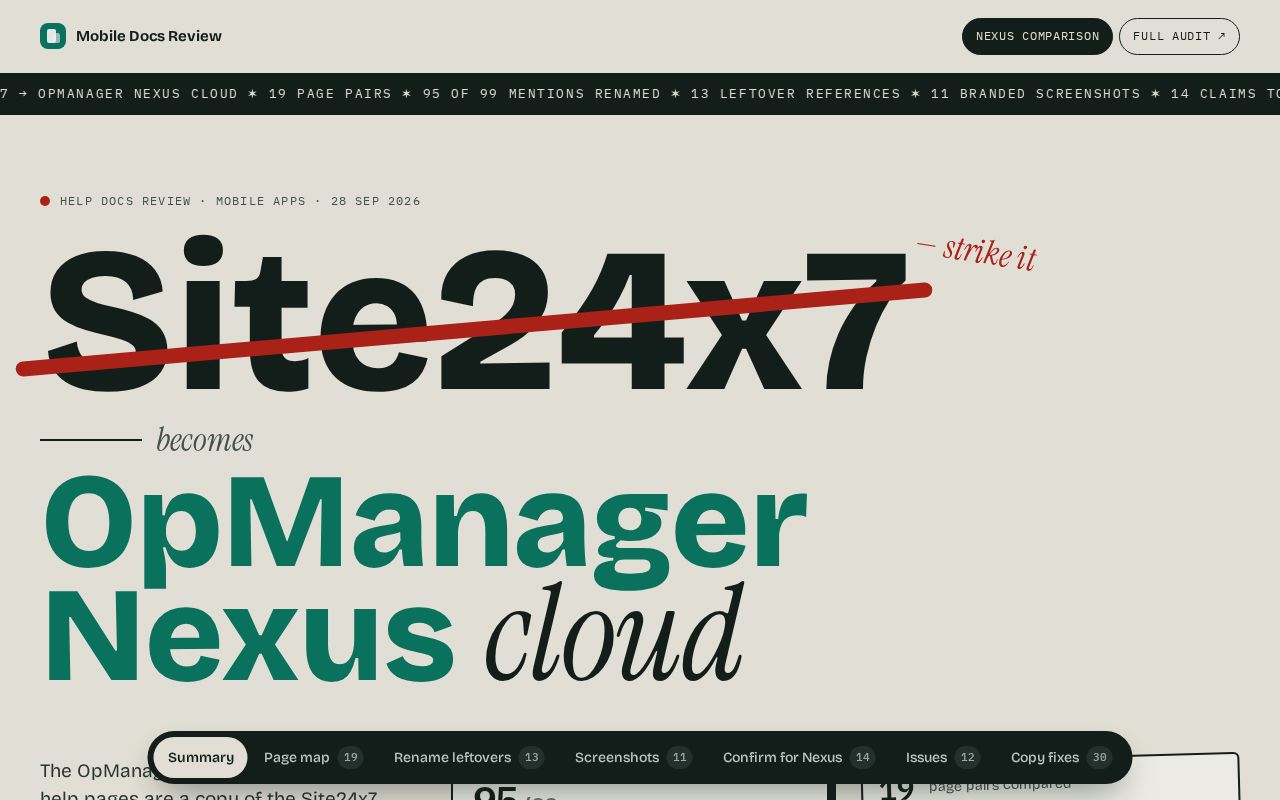 Preview of Site24x7Dev