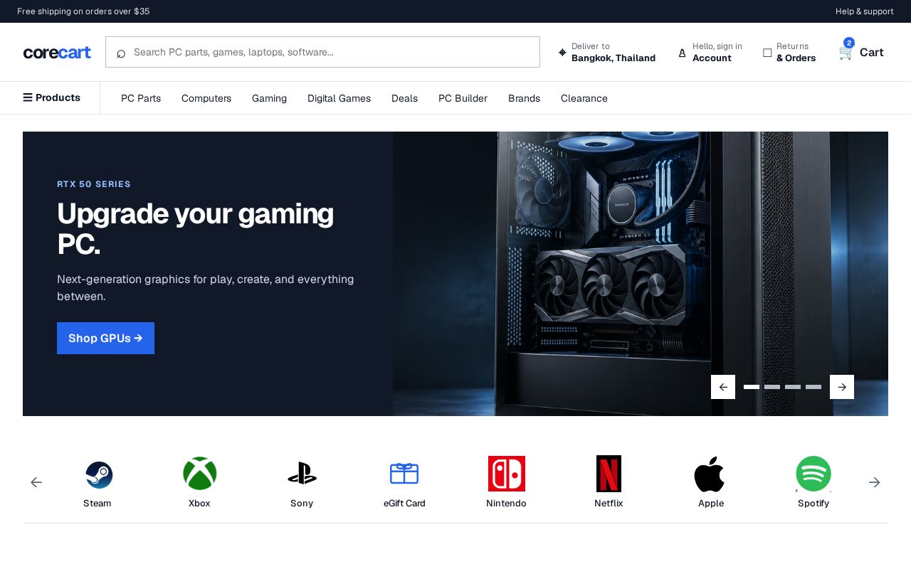 Preview of Game Key Site