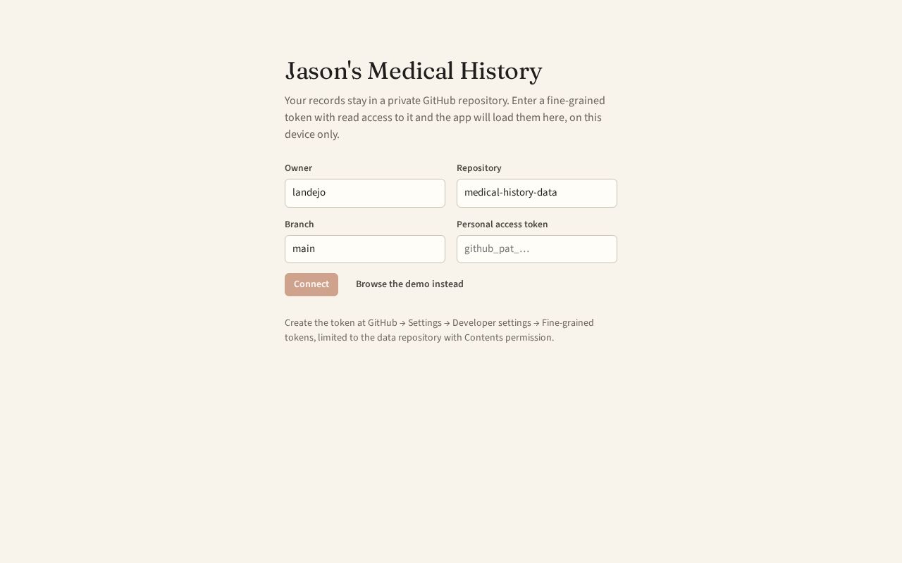 Preview of Medical History
