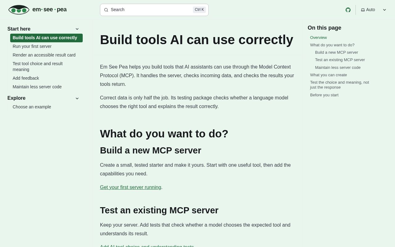Preview of Build tools AI can use correctly
