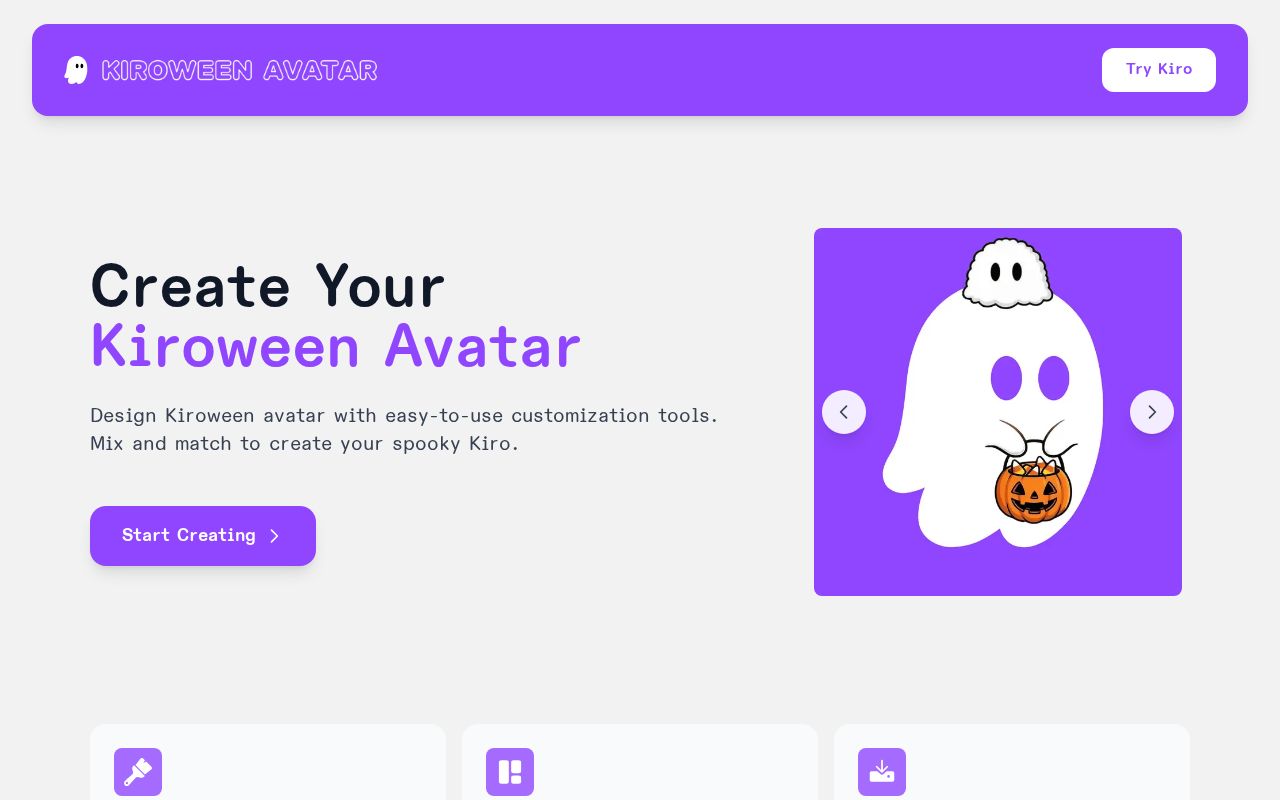 Preview of Kiroween Avatar Maker