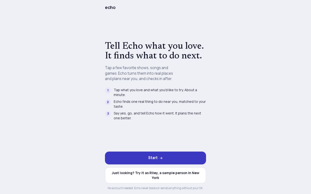 Preview of Echo