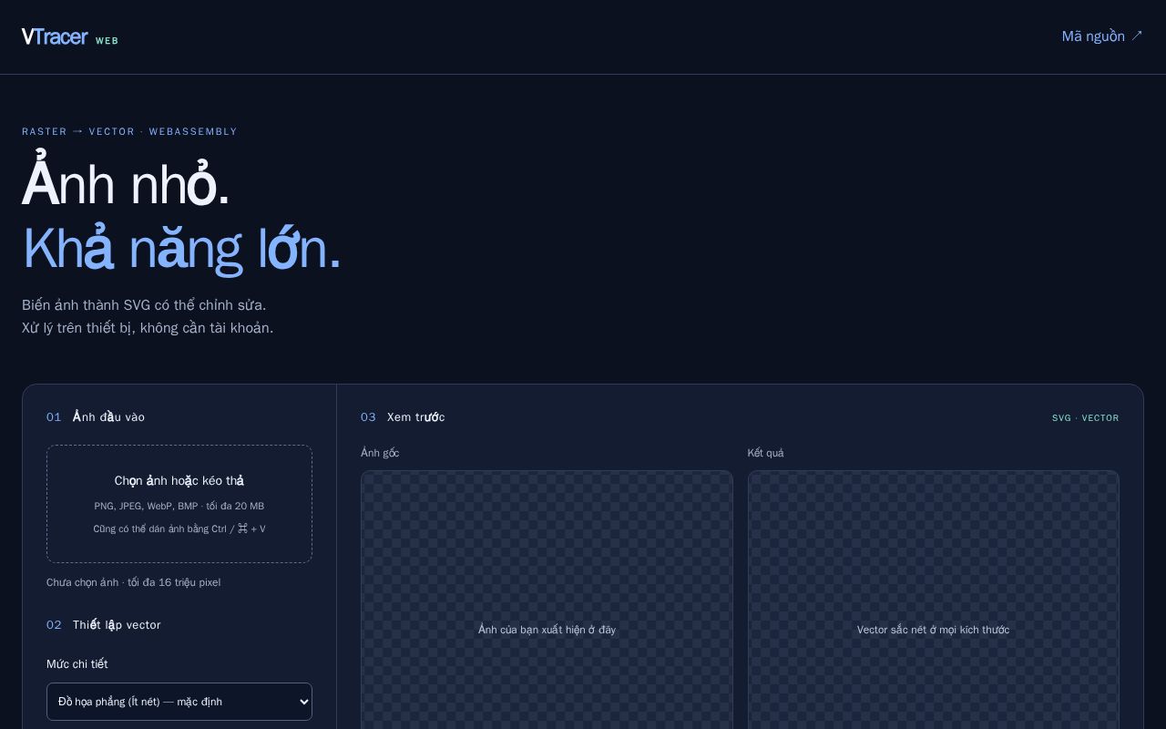 Preview of Vtracer Web