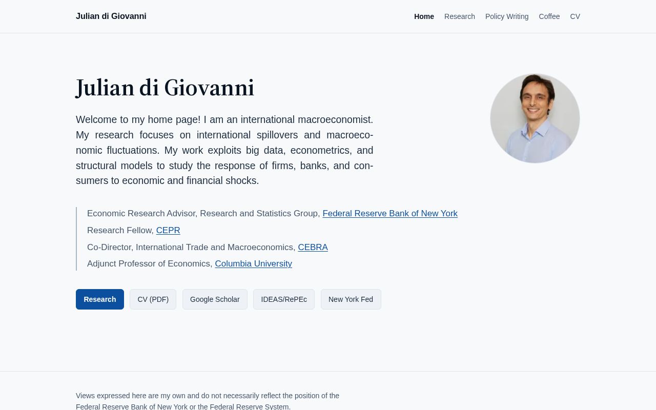 Preview of Julian Digiovanni Site