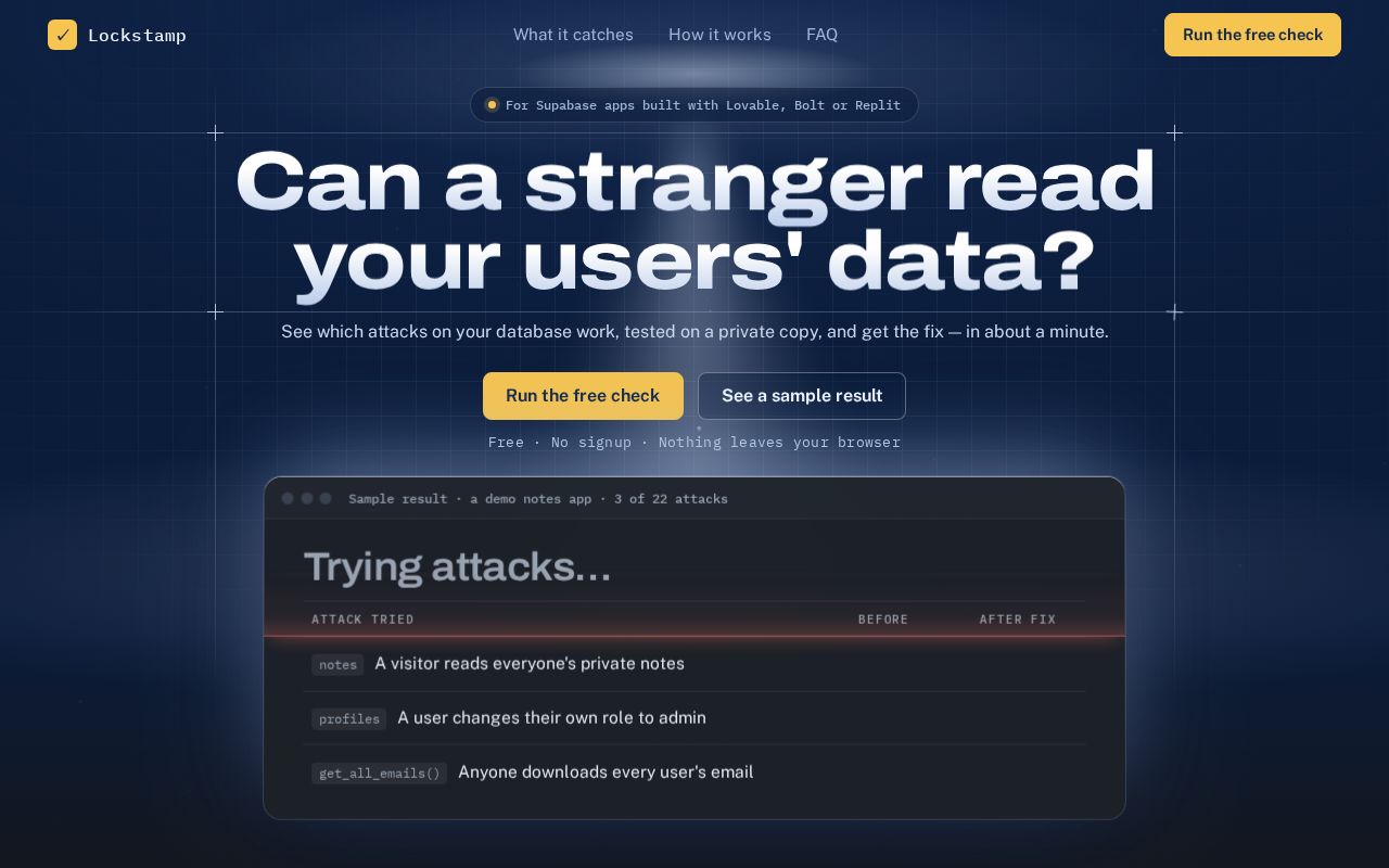 Preview of Lockstamp