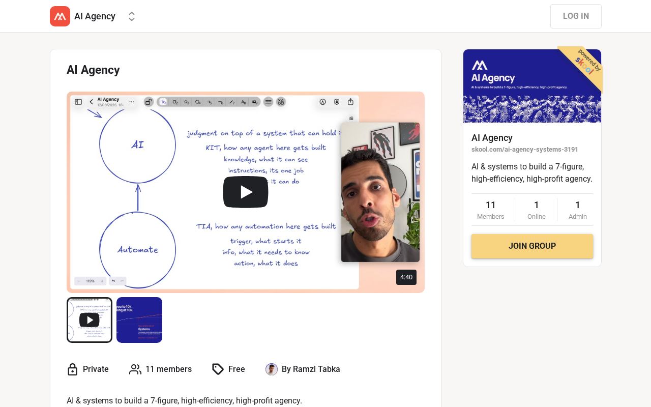 Preview of Ai Agency