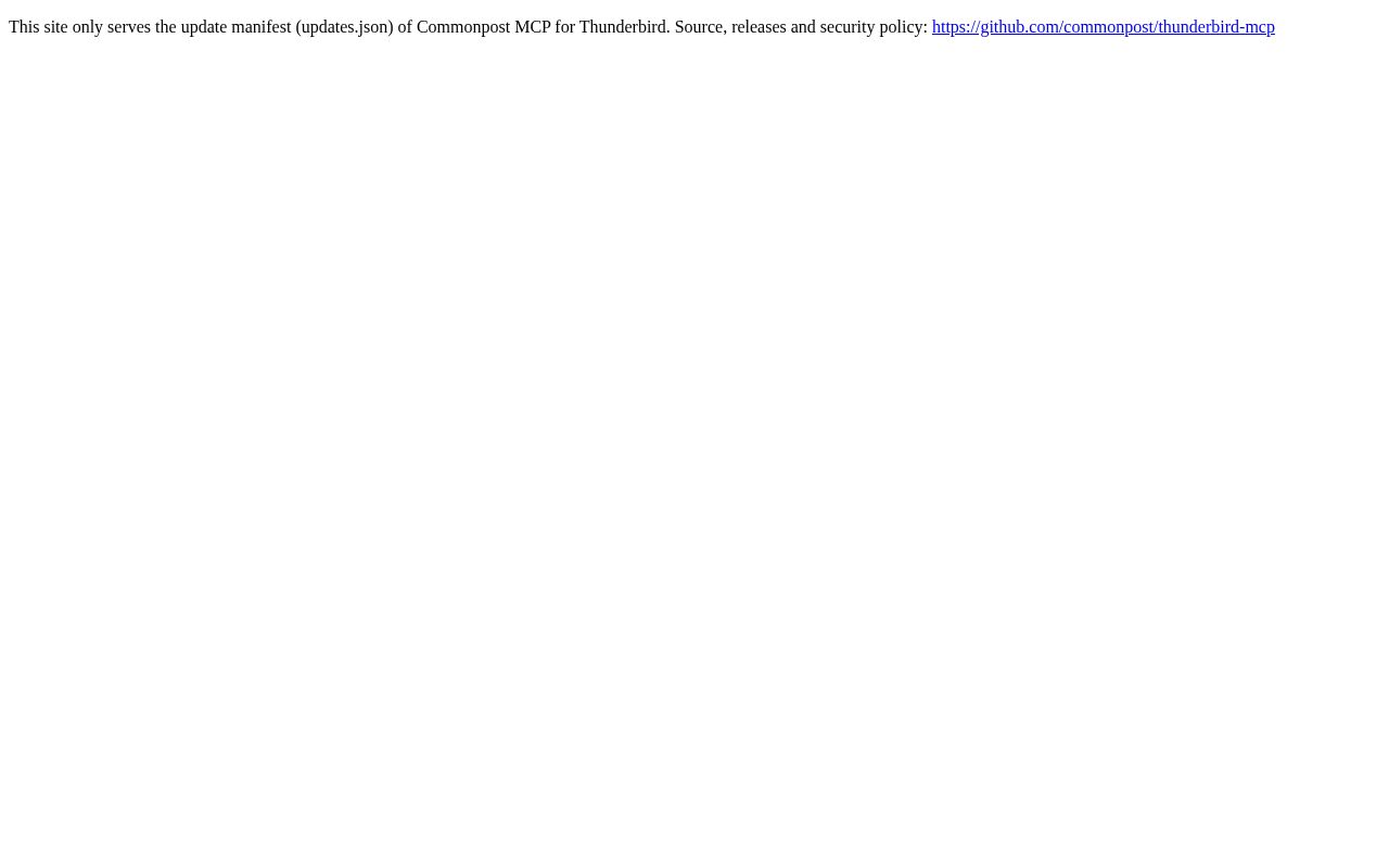 Preview of Thunderbird Mcp