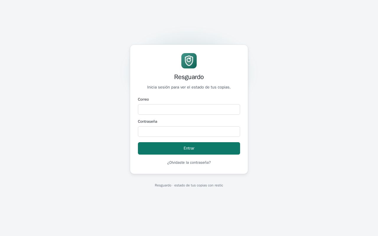 Preview of Resguardo Web