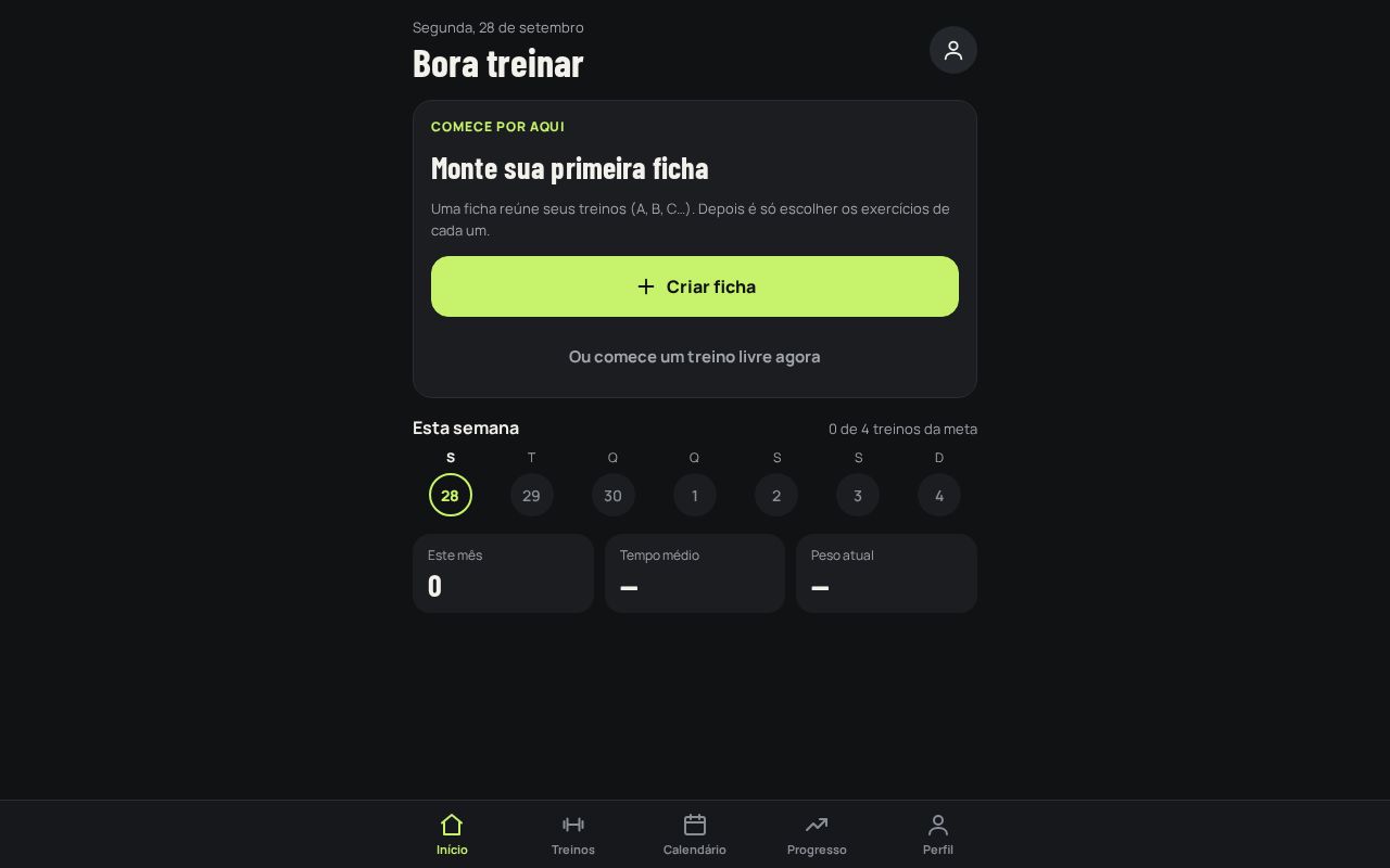 Preview of Meu Treino