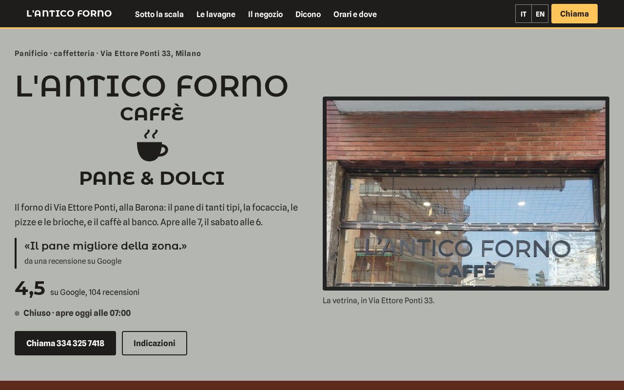 Preview of Antico Forno Barona