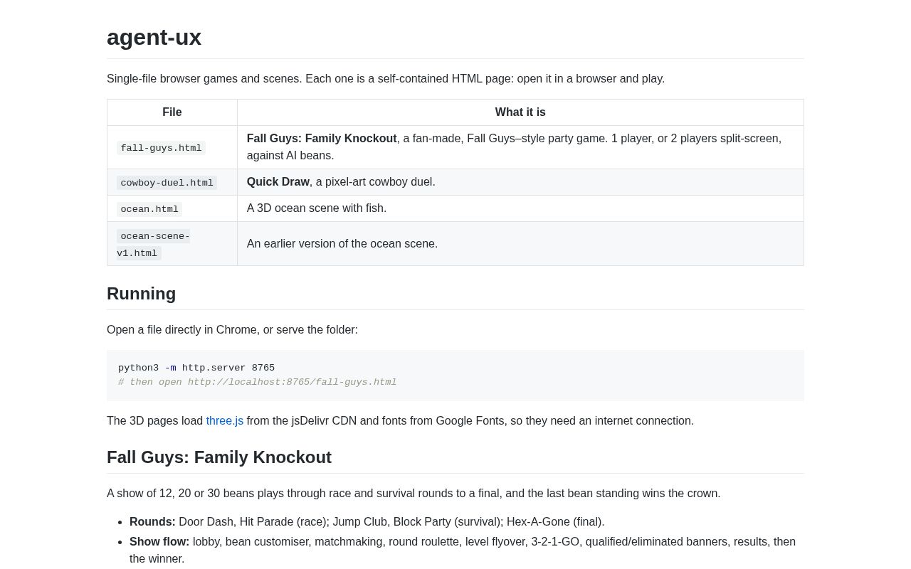 Preview of Agent Ux