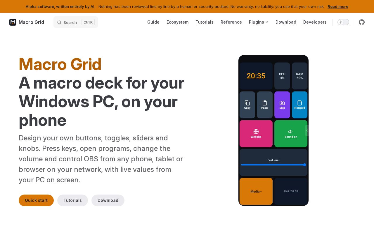 Preview of Macro Grid