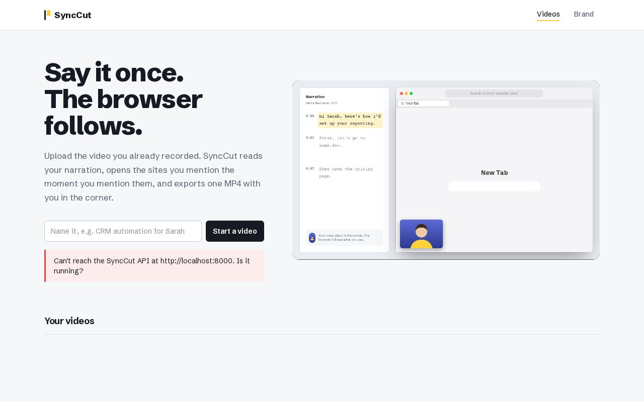 Preview of Synccut