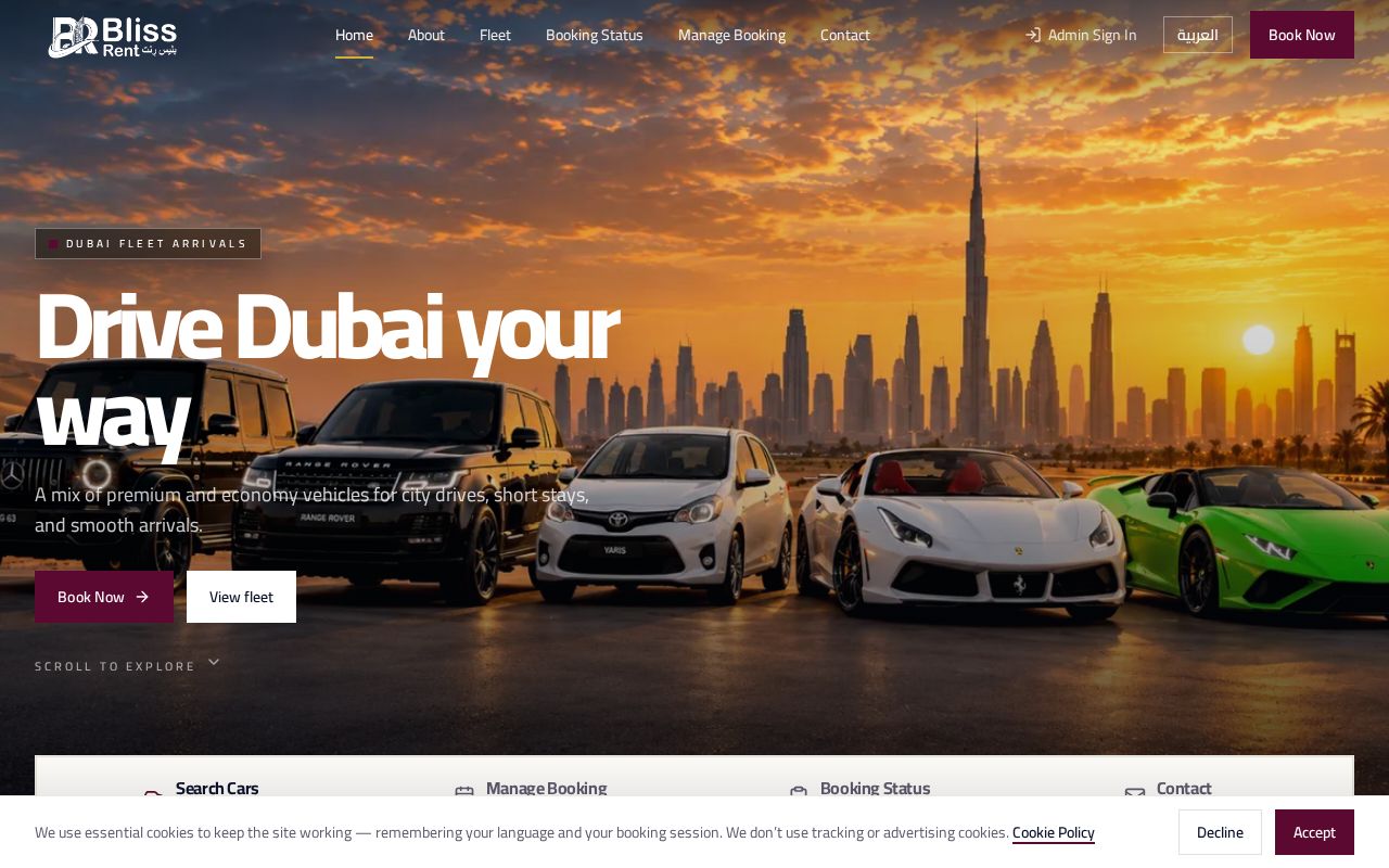 Preview of A mix of premium and economy vehicles for city drives, short stays, and smooth arrivals.