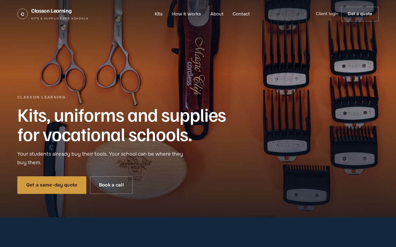Preview of Classon Learning Website