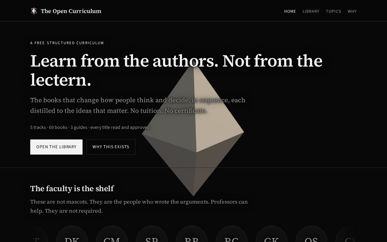 Preview of Open Curriculum