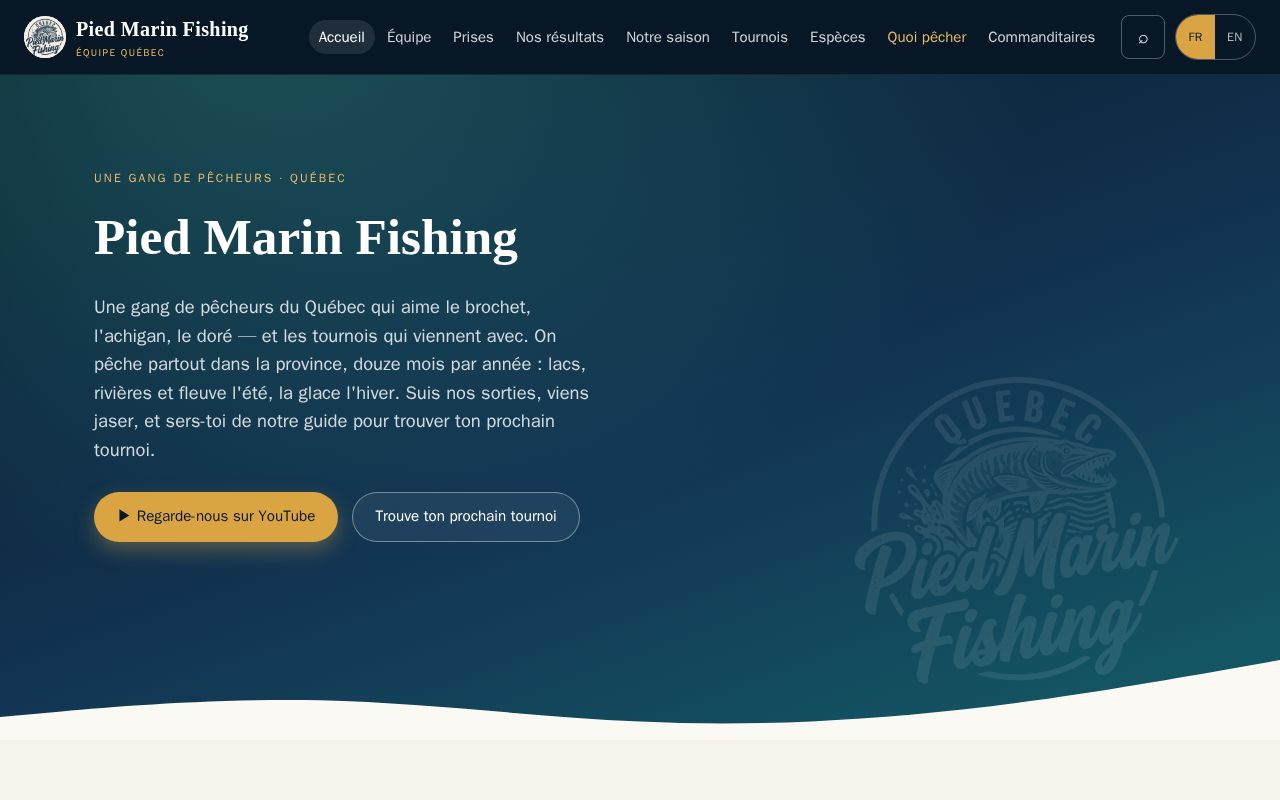 Preview of Pied Marin Fishing - Fishing Team Quebec