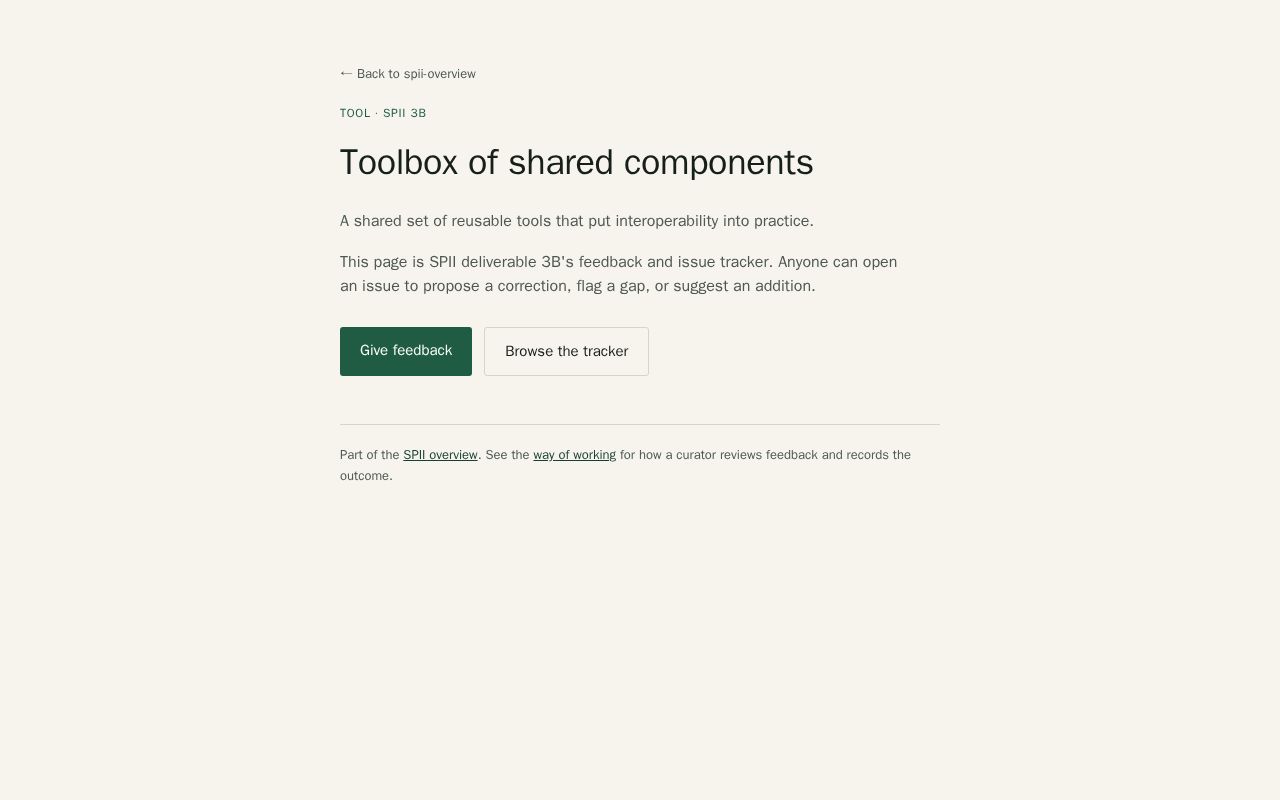 Preview of Spii 3b Toolbox Shared Tools