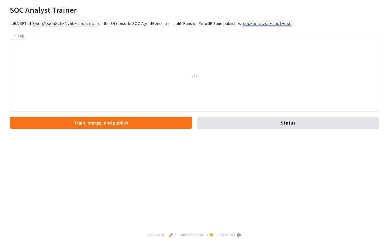 Preview of SOC Analyst Trainer