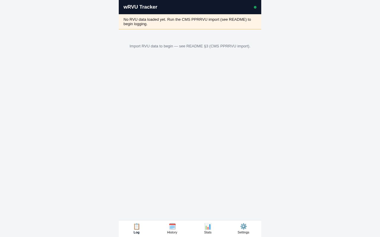 Preview of Wrvu Tracker