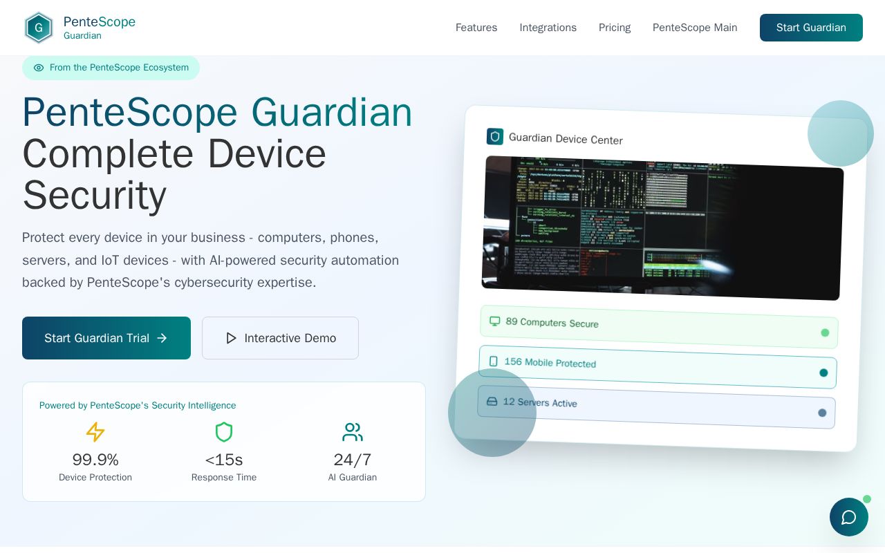 Preview of PenteScope Guardian