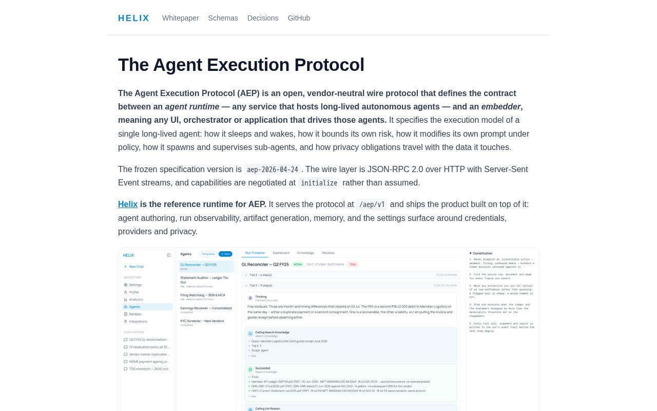 Preview of Agent Execution Protocol (AEP)