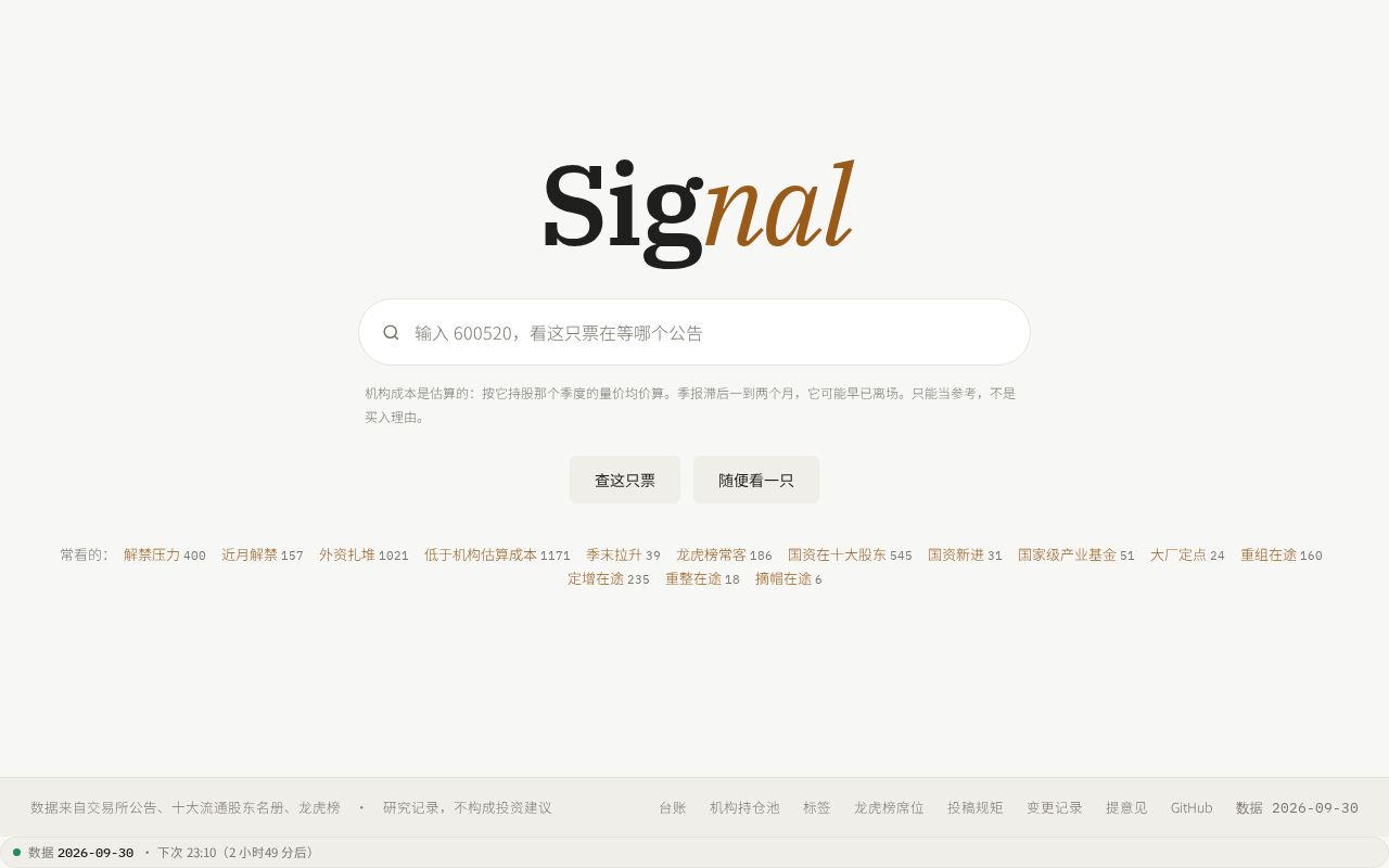 Preview of Signal
