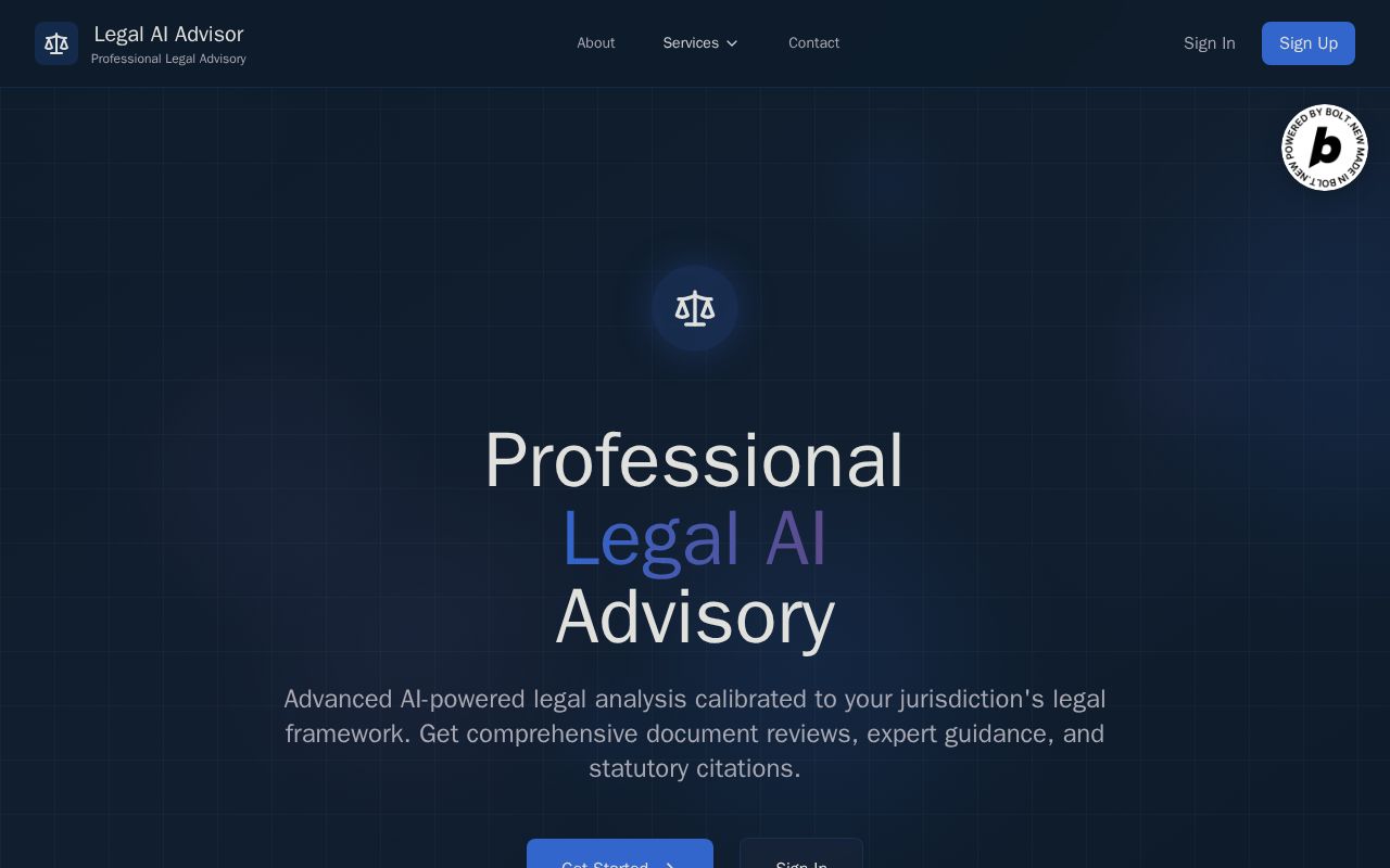 Preview of Legal AI Advisor