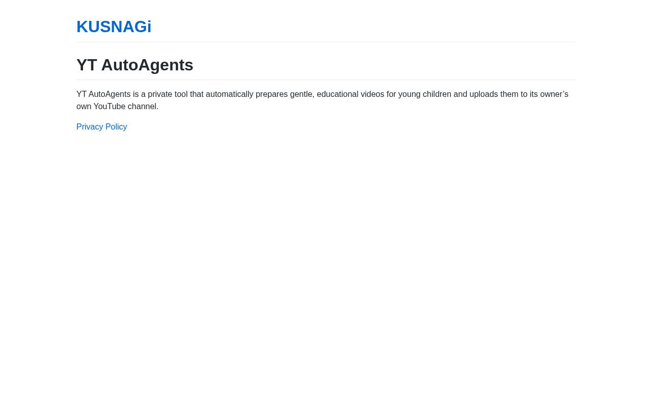 Preview of KUSNAGi Github Io