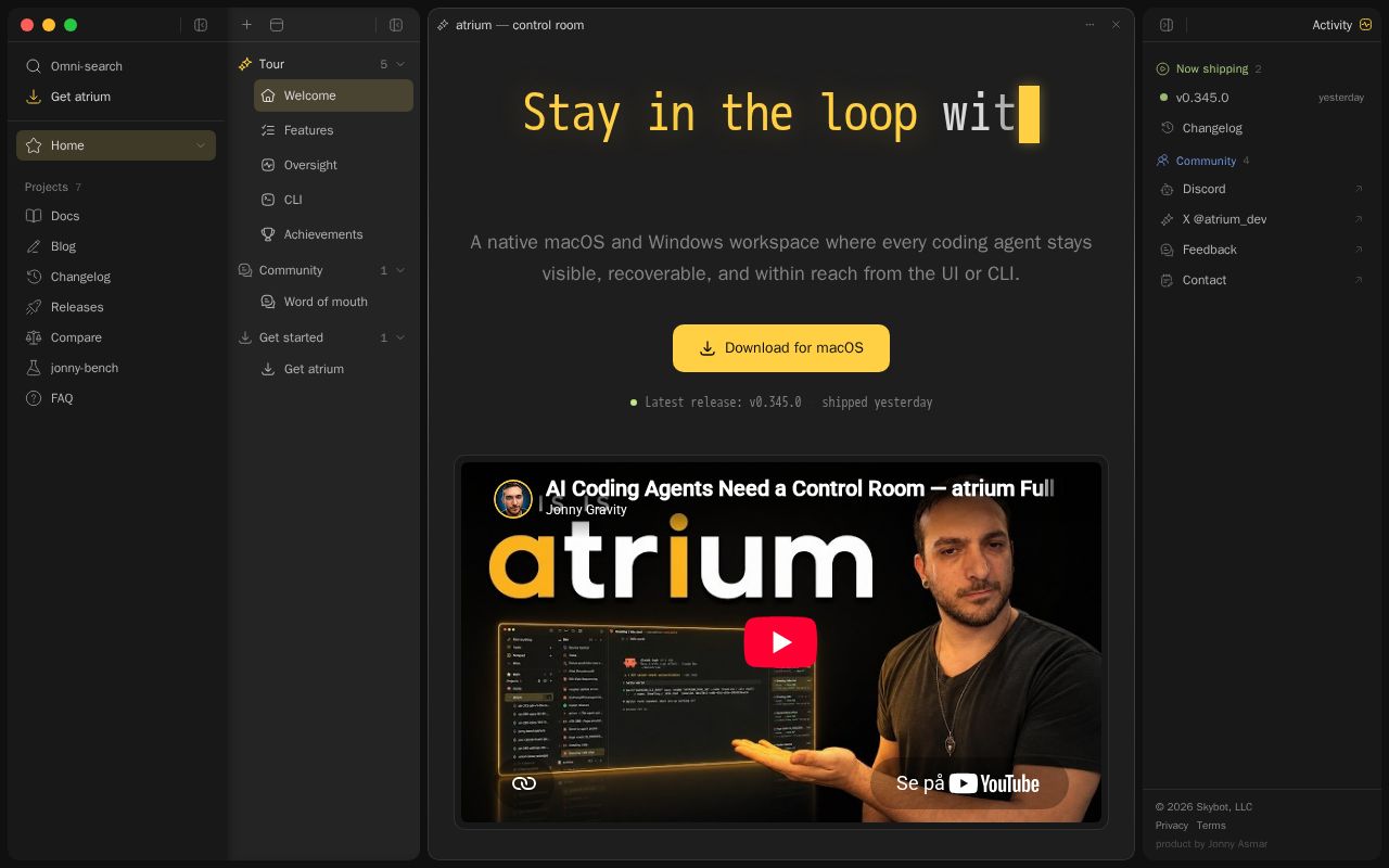 Preview of Atrium Plugin