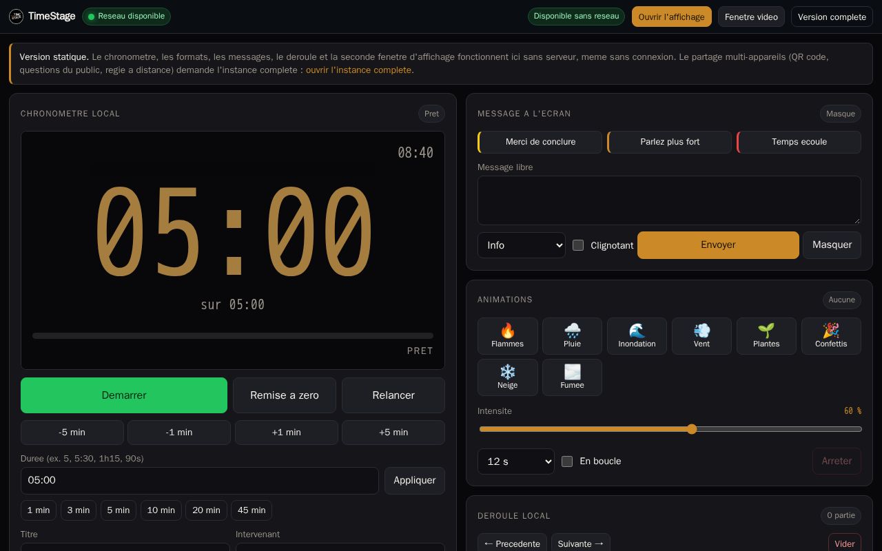 Preview of TIMESTAGE
